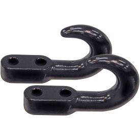 Buyers Products Co. B2799B Buyers Products Black Drop Forged Light-Duty Tow Hooks, 2 Pack - B2799B image.