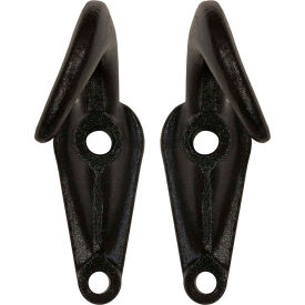 Buyers Products Co. B2800AB Buyers Products Drop Forged Towing Hooks w/ Black Powder Coated Finish, 2 Pack - B2800AB image.
