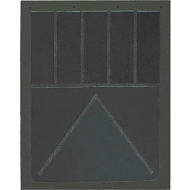 Buyers Products Co. B30SRP Buyers Stay-Spray Rubber Mudflaps 24X30 - B30SRP image.