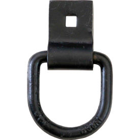 Buyers Products Co. B38S Buyers Products B38S Bolt-On Forged 1/2" D-Ring with Integral Bracket - Black image.