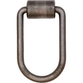 Buyers Products Co. B39W Buyers Products B39W Weld-On Forged 1/2" D-Ring with Integral Bracket - Gray image.