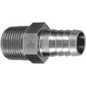 Buyers Products Co. BCA16180 Buyers Suction Hose Barbed Adapter, Bca16180, 1" Male Npt X 1" Hose Barb - Min Qty 8 image.