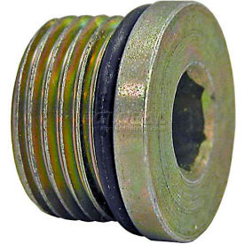 Buyers Products Co. H7238X2 Buyers Straight Thread O-Ring Hex Socket Plug, H7238x2, 1/8" Port Size - Min Qty 105 image.