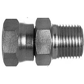 Buyers Products Co. H9100X12X12  Fml 37° Jic Swivel To Male Pipe, H9100x12x12, 1-1/16" Tube Od, 1/2" Male Pipe Thread-Min Qty 8 image.