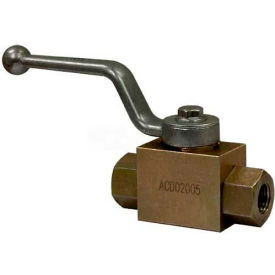 Buyers Products Co. HBVS025 Buyers 2-Port High Pressure Ball Valve, Hbvs025, 7250 Max Pressure, 1/4" Nptf - Min Qty 2 image.