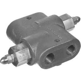 Buyers Products Co. HCR050 Buyers Cross-Over Relief Valve, HCR050, 1/2" NPFT Ports, 10 GPM image.
