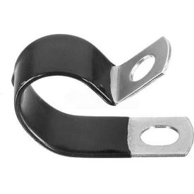 Brady Plastic Frosted Strap Clip with 1-Hole White Steel Spring Clip (100)