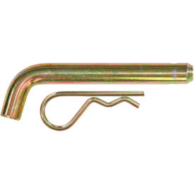 Buyers Products Co. HP6256WC Buyers Products 5/8" Yellow Zinc Heavy-Duty Hitch Pin w/ Cotter - HP6256WC image.