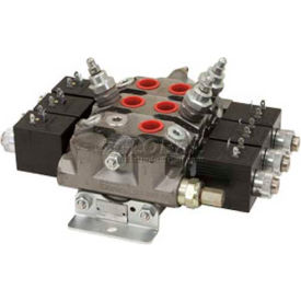 Buyers Products Co. HVE334PB Buyers Electrically Operated Sectional Valves, HVE334PB, 3 Way, 3 Way, 4 Way, PB image.
