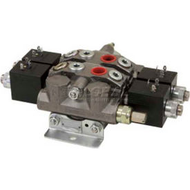 Buyers Products Co. HVE42PRPB Buyers Electrically Operated Sectional Valves, HVE42PRPB, 4 Way w/ 2 PR, PB image.