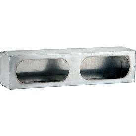 Buyers Products Co. LB3163SST Dual Oval Stainless Steel Light Cabinet - LB3163SST image.