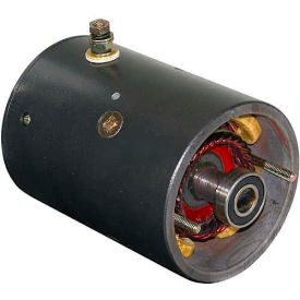 Buyers Products Co. M3100 Buyers Replacement Motor, M3100, Light Duty, 12V DC, CCW, Tang Shaft image.