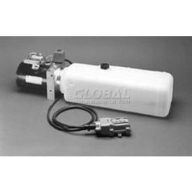 Buyers Electric 3-Way Release Valve DC Power Unit, PU319, 0.86 Gal Poly Reservoir, .375