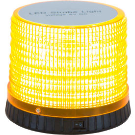 Buyers Products Co. SL480A Buyers Amber Portable 72 LED Beacon Light 5.625" Diameter x 4.625" Tall - SL480A image.