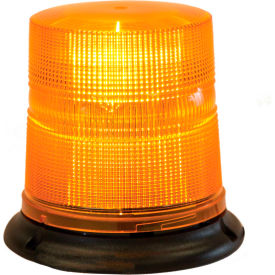 Buyers Products Co. SL630A Buyers Amber 3 LED Beacon Light With Tall Lens 6.75" Diameter x 6.75" Tall - SL630A image.