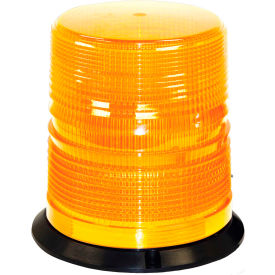 Buyers Products Co. SL665A Buyers Amber 6 LED Beacon Light With Tall Lens 6.75" Diameter x 6.75" Tall - SL665A image.