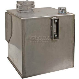 Buyers Products Co. SMR30SS Buyers Hydraulic Reservoir W/Intergral Brackets, SMR30SS, 30 Gal., Stainless Steel image.