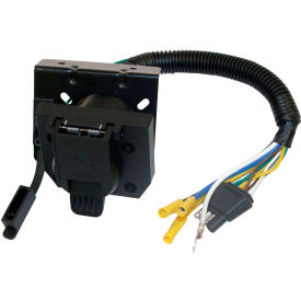 Buyers Products Co. TC1474P Buyers Products 7-Way Dual-Plug Trailer Connector with 10 Inch Prewired Harness - TC1474P image.
