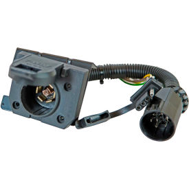 Buyers Products Co. TC1774P Buyers Products 7-Way Dual-Plug OEM Trailer Connector with 8 Inch Prewired Cable - TC1774P image.