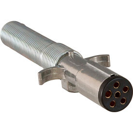 Buyers Products Co. TC2061 Buyers Products 6-Way Die-Cast Metal Trailer Connector with Spring - Trailer Side - TC2061 image.