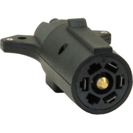 Buyers Products Co. TC2075P Buyers Products 7-Way Flat to 5-Way Round Plastic Trailer Connector Adapter  - TC2075P image.