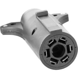 Buyers Products Co. TC2076P Buyers Products 7-Way Flat to 6-Way Round Plastic Trailer Connector Adapter - TC2076P image.