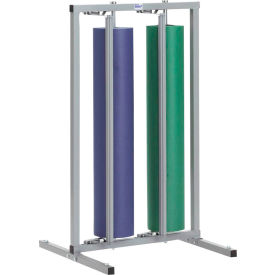 Bulman Products Inc R997-36 Bulman Products Vertical Double Roll for 36" Material Width, 26"W x 25"D x 44"H, Light Gray image.
