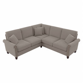Bush Ind Inc CVY86BBGH-03K Bush Business Furniture Coventry L Shaped Sectional Couch, 87"W x 87"D x 35-3/4"H, Beige image.
