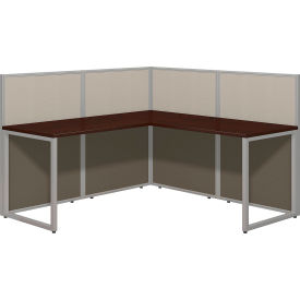 Bush® Easy Office L-Shaped Workstation 60""W Open Office