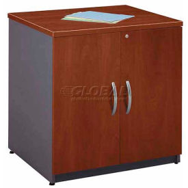 Bush Ind Inc WC24496A Bush Furniture Storage Cabinet - 30" - Hansen Cherry - Series C image.