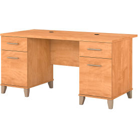 Bush Ind Inc WC81428K Bush Furniture Wood Desk - 60"W - Maple Cross - Somerset Series image.