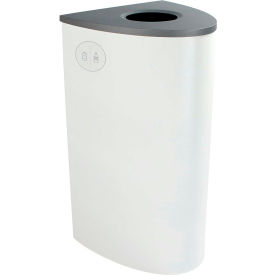 Busch Systems Spectrum Ellipse - Cans & Bottles, 22 Gallon - White view 2