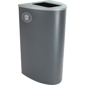 Spectrum Ellipse - Waste, 22 Gallon - Gray view 2