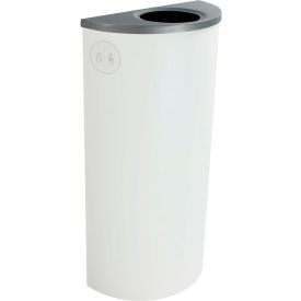 Busch Systems Spectrum Ellipse Slim - Cans & Bottles, 8 Gallon - White view 2