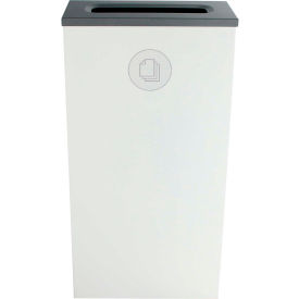 Spectrum Cube Slim - Paper, 10 Gallon - White view 2