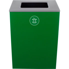 Spectrum Cube XL Recycling Can, 32 Gallon, Green view 2