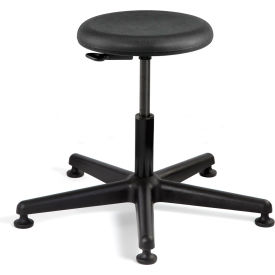Versa Stool, Polyurethane Seat, Backless, 15" - 20"H Seat, Black view 2