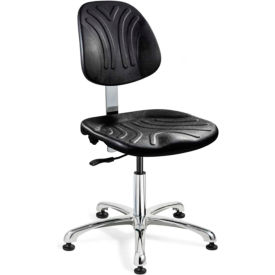 Bevco Precision Manufacturing Co 7050D Bevco 7050D Dura Polyurethane Chair, Aluminum Base, Mushroom Glides, Black image.