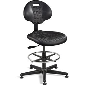 Bevco 7300-BLK Everlast Polyurethane Chair, Black Nylon Base, Mushroom Glides