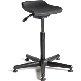 Bevco Precision Manufacturing Co D3505 Bevco Sit Stand Stool Deluxe D3505 - Polyurethane - Black image.