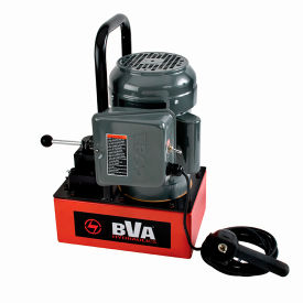 Shinn Fu America-Bva Hydraulics PE30W3N01A BVA Hydraulic Electric Pump, 0.5 HP, 1 Gallon, 3 Way/3 Position Manual Valve, 10 Pendant image.