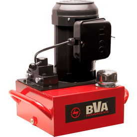Shinn Fu America-Bva Hydraulics PE40M3N02A BVA Hydraulic Electric Pump, 1 HP, 2 Gallon, 3 Way/3 Position Manual Valve image.
