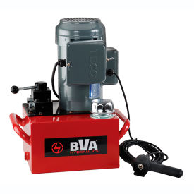 Shinn Fu America-Bva Hydraulics PE50W3N03A BVA Hydraulic Electric Pump, 1.5 HP, 3 Gallon, 3 Way/3 Position Manual Valve, 10 Pendant image.