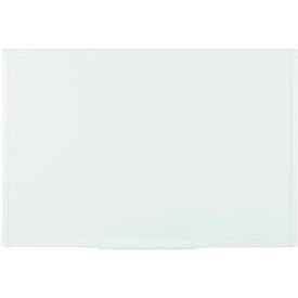Bi-Silque Visual Communication Products  BMA2707226 MasterVision Anti-Microbial Magnetic Steel Dry-Erase Board, 48"H X 72"W, White Aluminum Frame image.