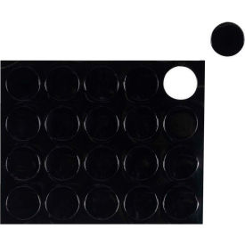 Bi-Silque Visual Communication Products  FM1605 MasterVision Black Circle Magnets, Pack of 20 image.