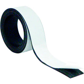 Bi-Silque Visual Communication Products  FM2020 MasterVision Magnetic Adhesive Tape Roll 1"x 4 ft. Black image.