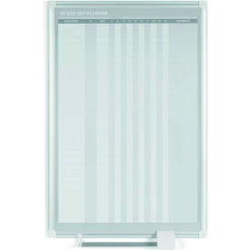 Bi-Silque Visual Communication Products  GA02109830 MasterVision In/Out Magnetic Dry-Erase Board, Vertical Format, 24" X 36", Aluminum Frame  image.