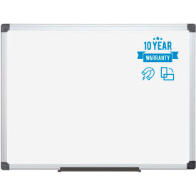 Bi-Silque Visual Communication Products  MA0207170 MasterVision Maya Magnetic Steel Dry-Erase Board, 18" X 24", Aluminum Frame image.