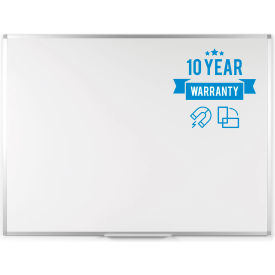 Mastervision Ayda Lacquered Steel Magnetic Whiteboard 36" x 48" 