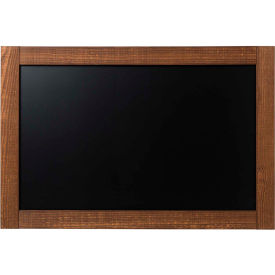 Bi-Silque Visual Communication Products  PM07156221 MasterVision Rustic Chalkboard, Antique Vieux Chene Frame, 24" X 36", Wallmount image.
